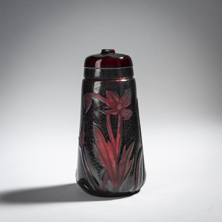 Bild 2 zu Objekt, Deckelvase, um 1920, Lothringen, 153B 264