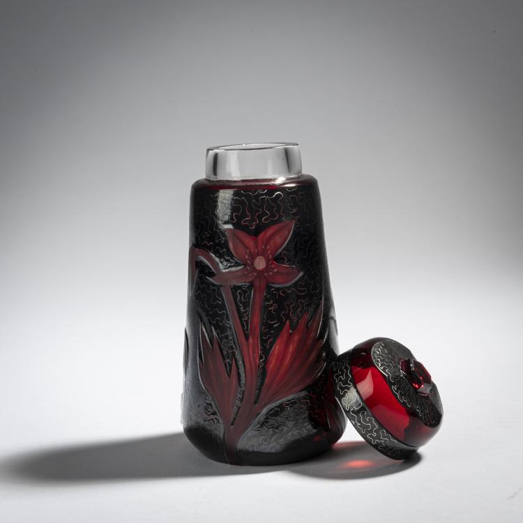 Bild 3 zu Objekt, Deckelvase, um 1920, Lothringen, 153B 264