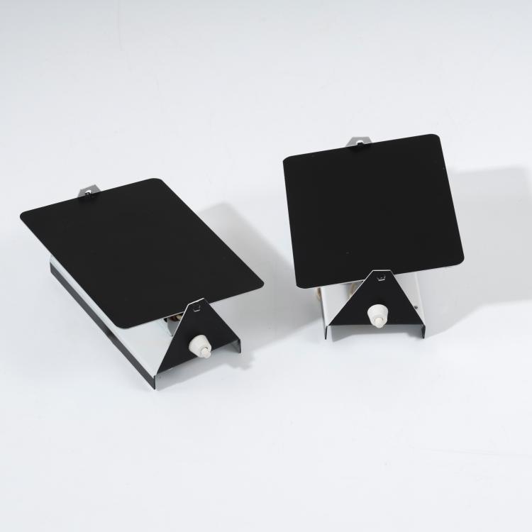 Hauptbild zu Objekt, Zwei Wandleuchten 'CP-1', 1963, Charlotte Perriand, Steph Simon, Paris, 154A 143