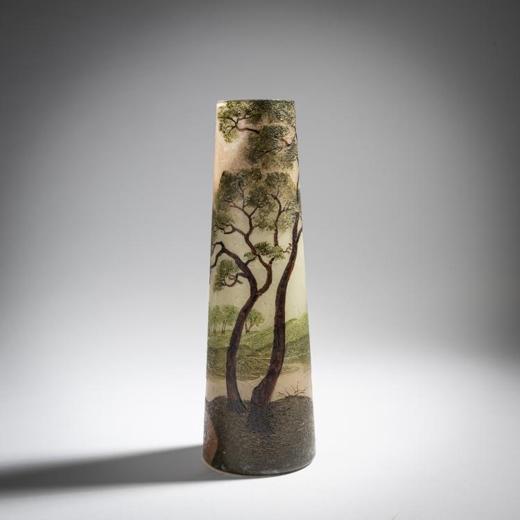 Hauptbild zu Objekt, Vase 'Paysage', 1910-15, Legras & Cie., Saint-Denis, 153B 262