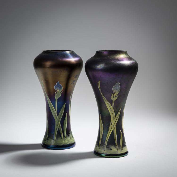 Bild 2 zu Objekt, Paar Vasen, um 1899, Karl Schmoll von Eisenwerth (zugeschrieben), Poschinger, Ferdinand, Buchenau, 153B 404