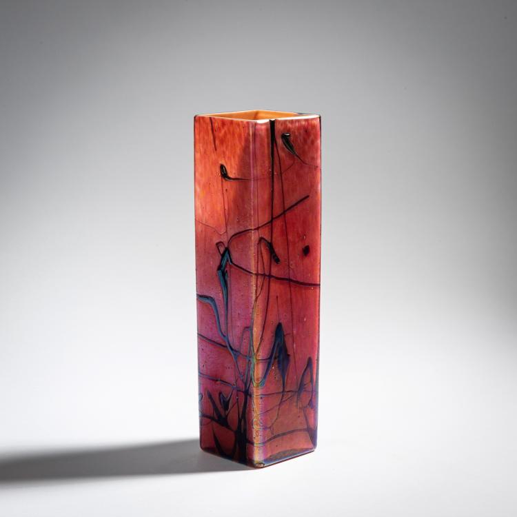 Hauptbild zu Objekt, Vase, 1900-05, Elisabeth Glasfabrik; Habel, Wilhelm, Kosten, 153B 339