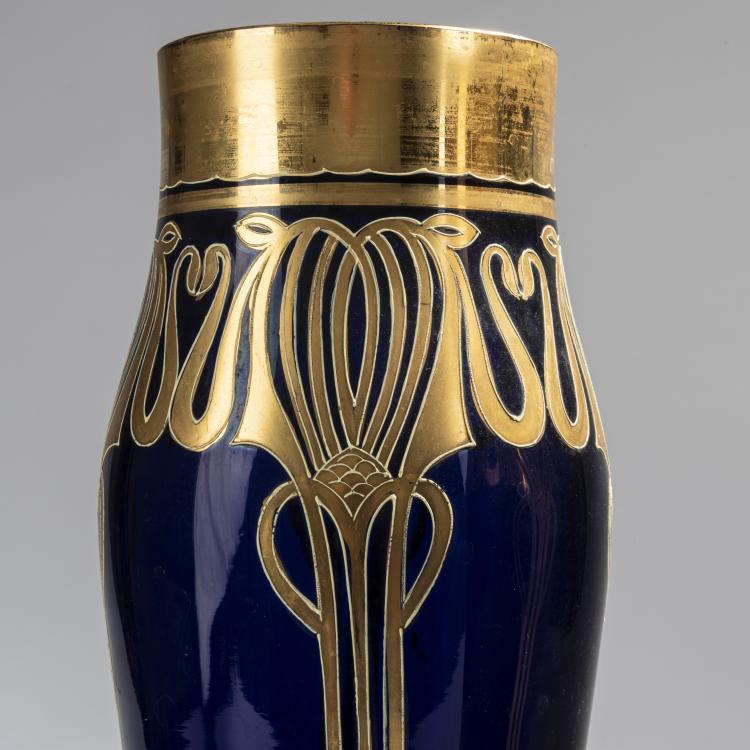 Bild 2 zu Objekt, Paar Vasen, um 1902, Heckert, Fritz, Petersdorf (zugeschrieben), 153B 400