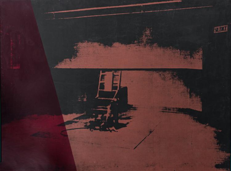 Hauptbild zu Objekt, Probedruck 'Electric Chair', 1971, Andy Warhol, Ed. Galerie Bischhofsberger, 154D 550