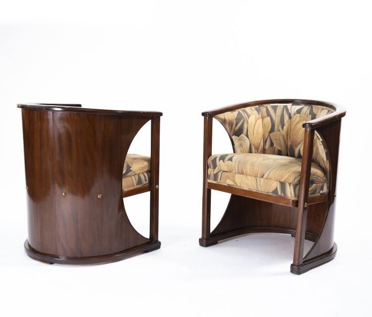 Bild 4 zu Objekt, Sofa '675' und zwei Sessel '428', 1905, 1911, Josef Hoffmann (zugeschrieben), Kohn, J. & J., Wien, 153C 779