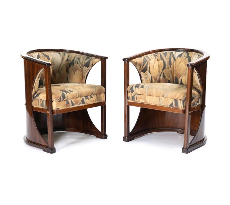 Bild 10 zu Objekt, Sofa '675' und zwei Sessel '428', 1905, 1911, Josef Hoffmann (zugeschrieben), Kohn, J. & J., Wien, 153C 779