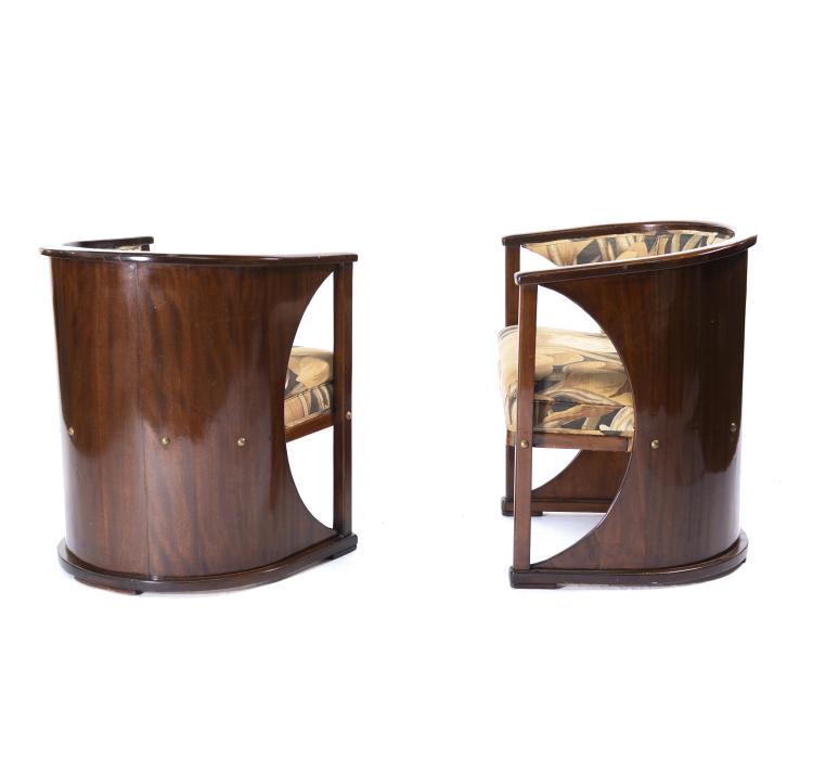 Bild 12 zu Objekt, Sofa '675' und zwei Sessel '428', 1905, 1911, Josef Hoffmann (zugeschrieben), Kohn, J. & J., Wien, 153C 779