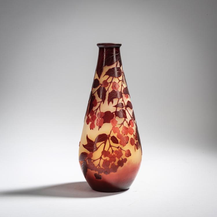 Hauptbild zu Objekt, Vase 'Arbre de fuseau', 1918-24, Gall&eacute;, Etablissements, Nancy, 153B 240