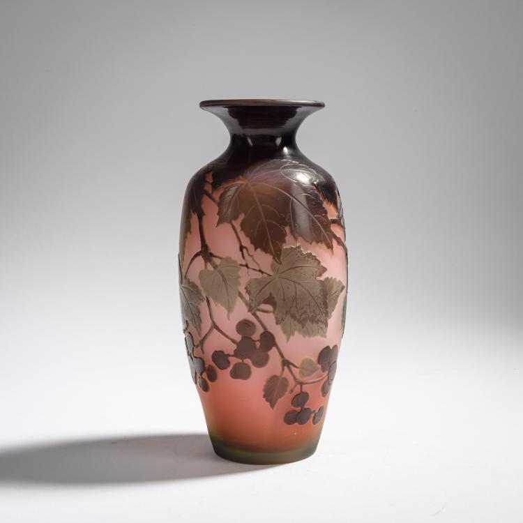 Hauptbild zu Objekt, Vase 'Vigne vierge', 1908-14, Gall&eacute;, Etablissements, Nancy, 153B 226