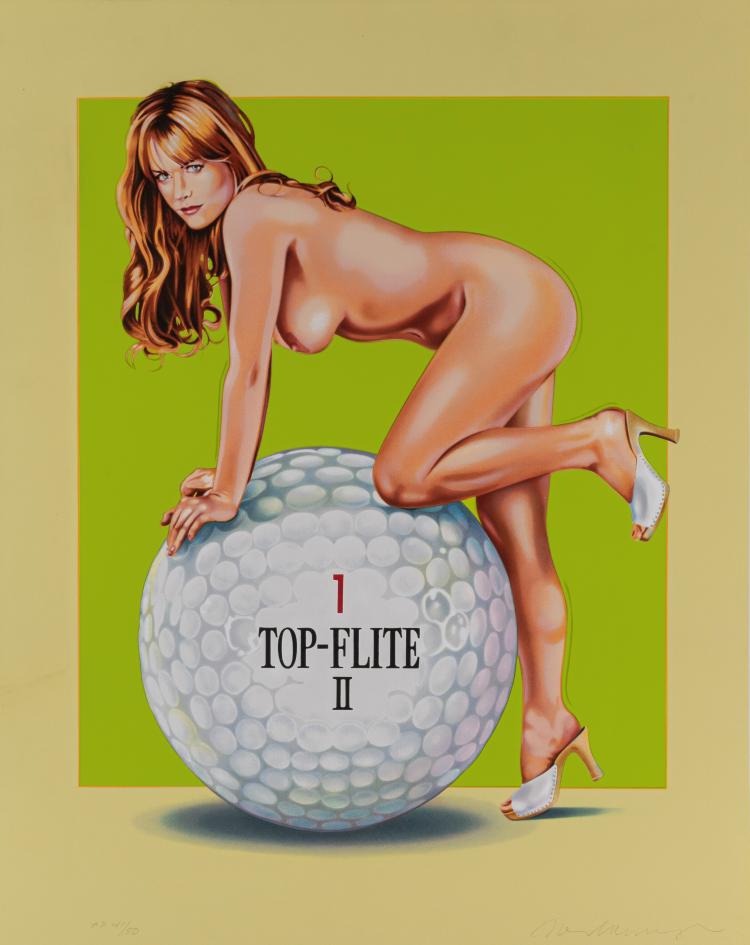 Hauptbild zu Objekt, 'Top Flite II', 2001, Mel Ramos, 154D 501