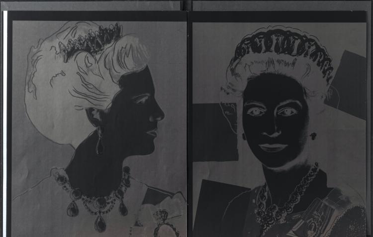 Bild 3 zu Objekt, 'Reigning Queens (black)', nach 1985, Andy Warhol, Ed. Lafyaette Art Gallery, New York, 154D 569