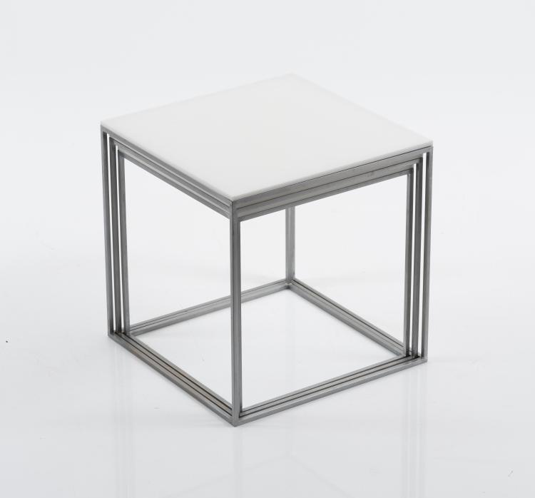 Bild 1 zu Objekt, Drei Satztische 'PK-71', 1957, Poul Kjaerholm, Kold Christensen, Kopenhagen, 154A 84