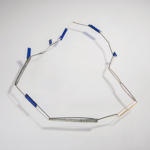 Necklace 'Blue reflects', 2010