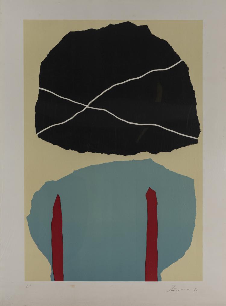 Hauptbild zu Objekt, 'Il fiore nero', 1973, Giuseppe Santomaso, 154D 511