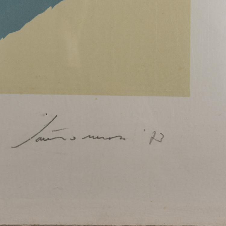 Bild 2 zu Objekt, 'Il fiore nero', 1973, Giuseppe Santomaso, 154D 511