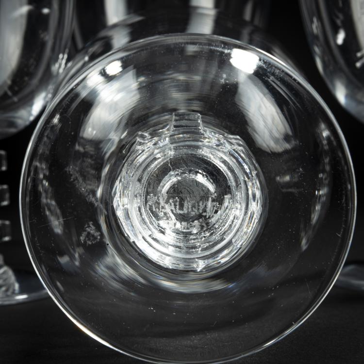 Bild 3 zu Objekt, Sechs Gl&auml;ser aus dem Service 'Unawihr', 1926, Ren&eacute; Lalique, Lalique, Ren&eacute;, Wingen-sur-Moder, 153A 26