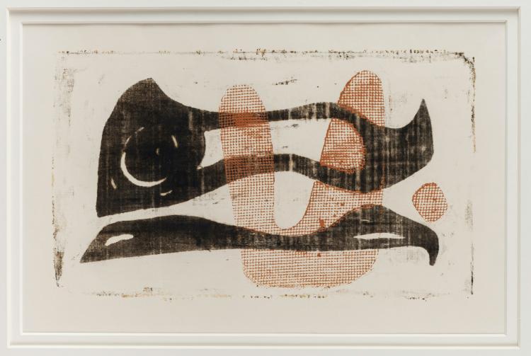 Hauptbild zu Objekt, Untitled (Abstract Composition), 1950, Rolf Cavael, 154D 367