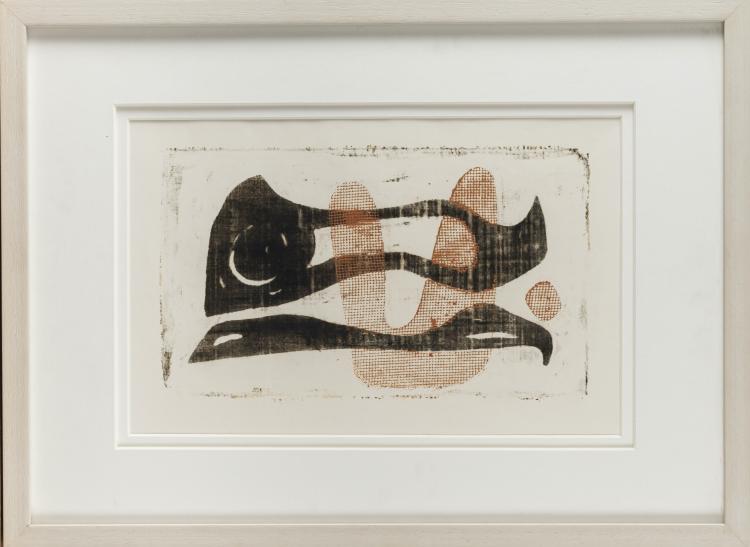 Bild 1 zu Objekt, Untitled (Abstract Composition), 1950, Rolf Cavael, 154D 367
