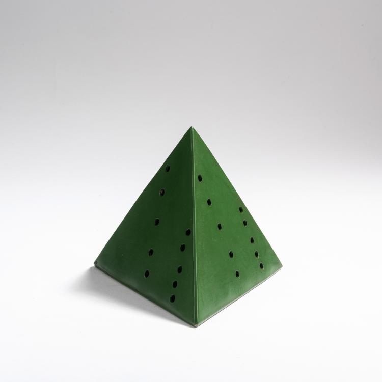 Hauptbild zu Objekt, 'Piramide (green)', 1967, Lucio Fontana, Ed. Sergio Tosi, Mailand, 154D 439