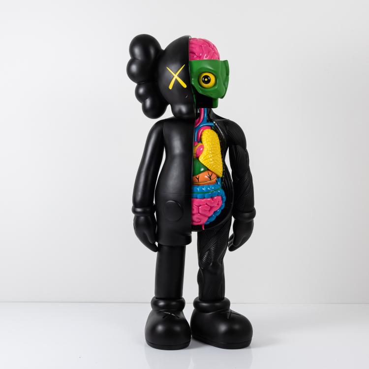 Hauptbild zu Objekt, 'Four Foot Dissected Companion (Black)', 2009,  KAWS, Medicom Toy, 154D 472
