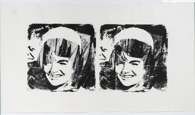 Hauptbild zu Objekt, Two 'Jackie III', around / after 1966, Andy Warhol, 154D 543