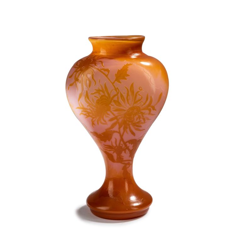 Hauptbild zu Objekt, 'Chrysanth&egrave;mes' vase, 1898-1900, Emile Gall&eacute;, Gall&eacute;, Emile, Nancy, 153B 203