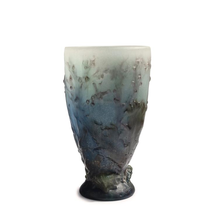 Hauptbild zu Objekt, Vase 'Aquatique', um 1921, Henri Berg&eacute;, Walter, Amalric, Nancy, 153B 334