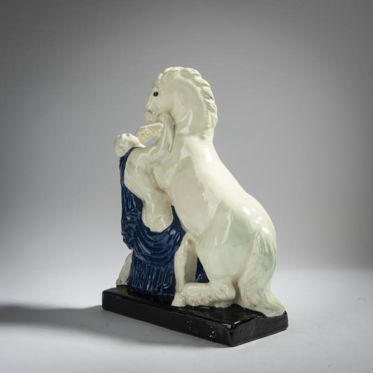 Bild 2 zu Objekt, 'Horse tamer', c. 1911, Bernhard Hoetger, Kandern, Tonwerke, 153C 493