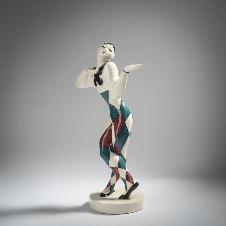 Bild 1 zu Objekt, 'Dancer Nijinsky', 1912, Fritz Behn, Karlsruhe, Majolikamanufaktur, 153C 492