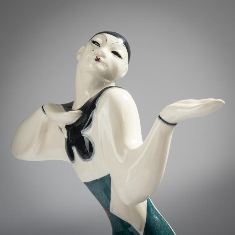 Bild 2 zu Objekt, 'Dancer Nijinsky', 1912, Fritz Behn, Karlsruhe, Majolikamanufaktur, 153C 492