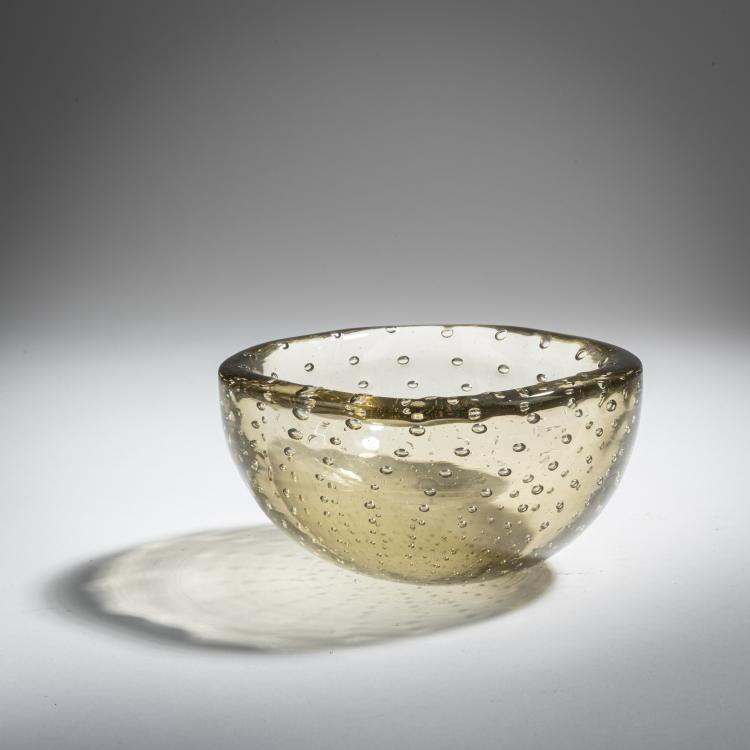 Hauptbild zu Objekt, 'A bolle' bowl, c. 1935, Carlo Scarpa, Venini & C., Murano, 155C 763