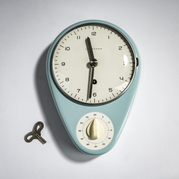 Hauptbild zu Objekt, K&uuml;chenuhr, 1956, Max Bill, Junghans, Schramberg, 155B 367