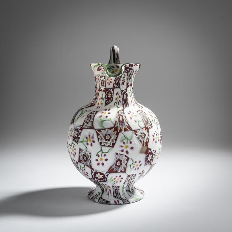 Bild 1 zu Objekt, 'Murrine' jug, c. 1905, Fratelli Toso, Toso, Fratelli, Murano, 155C 893