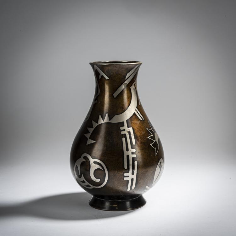 Bild 1 zu Objekt, 'Ikora'-Vase' 20/10 ', 1929, WMF, Geislingen, 153C 666