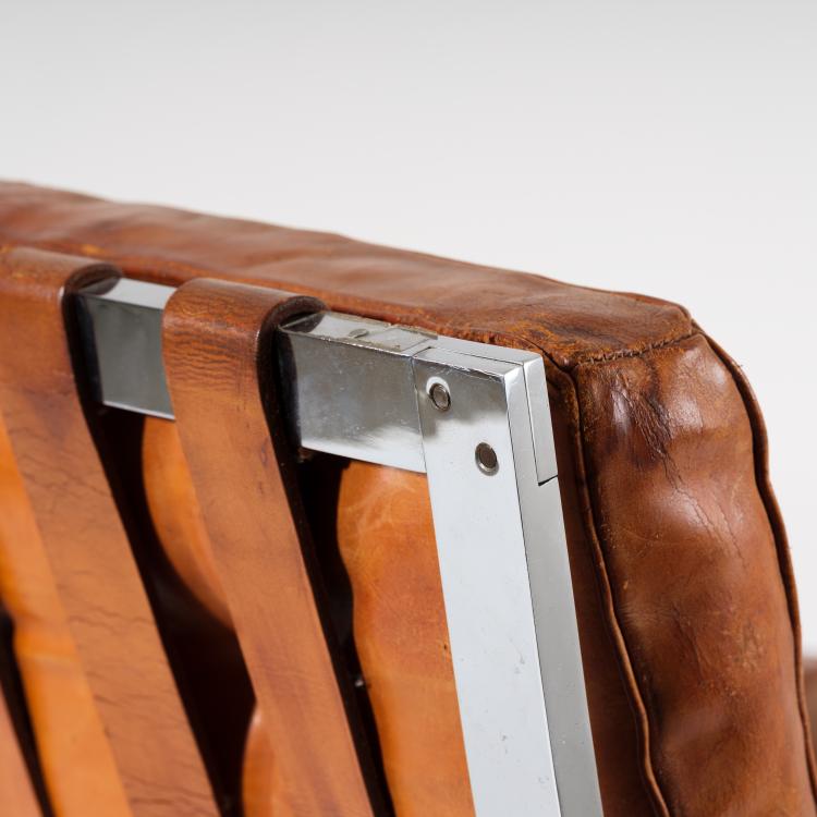 Bild 2 zu Objekt, 'Barcelona' armchair, 1929, Ludwig Mies van der Rohe, Stiegler, Waldemar, Marbach; Knoll International, Deutschland., 154A 42