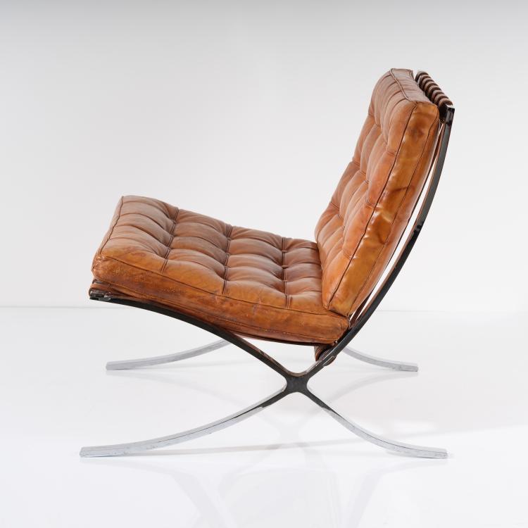 Bild 8 zu Objekt, 'Barcelona' armchair, 1929, Ludwig Mies van der Rohe, Stiegler, Waldemar, Marbach; Knoll International, Deutschland., 154A 42
