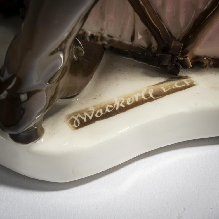 Bild 5 zu Objekt, 'Pierrot and Pierette', 1906, Josef Wackerle, Nymphenburg, KPM, 153C 494