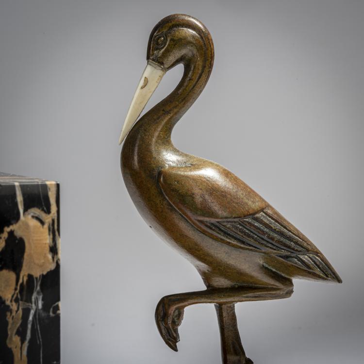 Bild 2 zu Objekt, Two 'Flamingo' bookends, c. 1928, Jaime Sabartes Gual, Sabartes Gual, Jaime, 153C 652