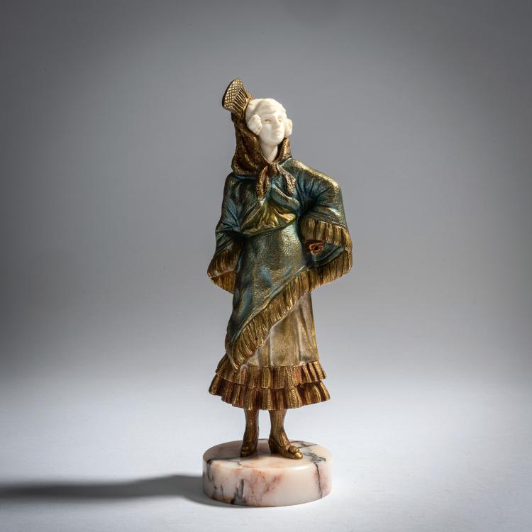 Hauptbild zu Objekt, 'Carmen', c. 1890, Charles Eloy Bailly, 153C 413