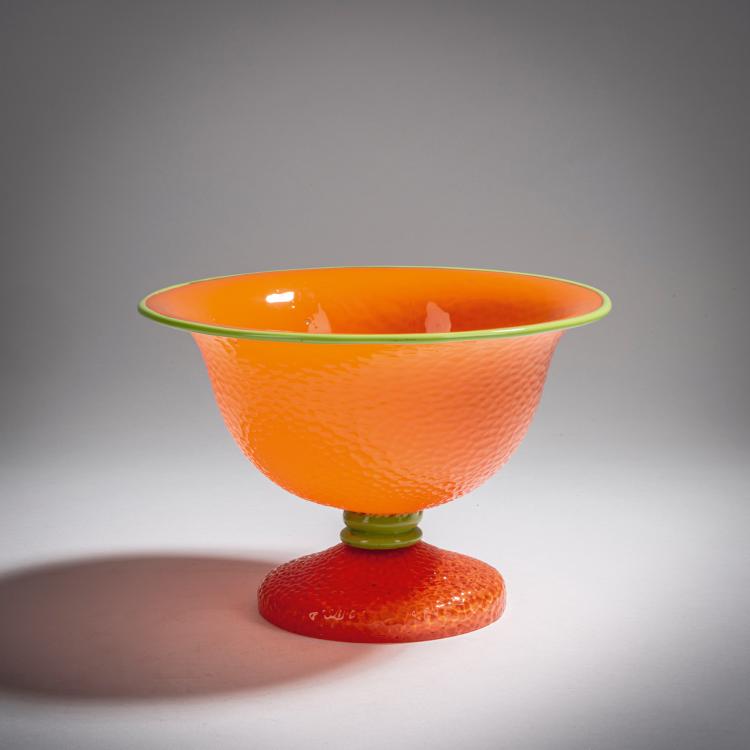 Hauptbild zu Objekt, Stemmed bowl, c. 1914, L&ouml;tz Wwe., Klosterm&uuml;hle, 153B 370