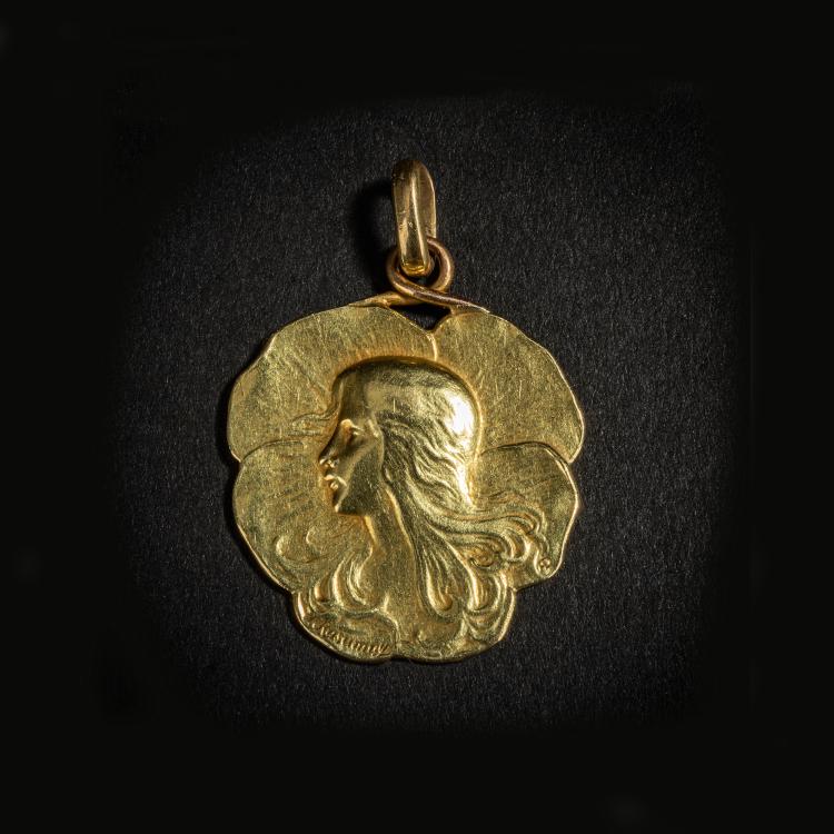 Hauptbild zu Objekt, Pendant, c. 1900, F&eacute;lix Rasumny, Duseaux, A. & Co., Paris, 153C 699