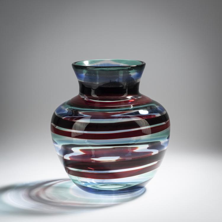 Bild 2 zu Objekt, Vase 'A fasce di colore', um 1953, Fulvio Bianconi, Venini & C., Murano, 155C 780