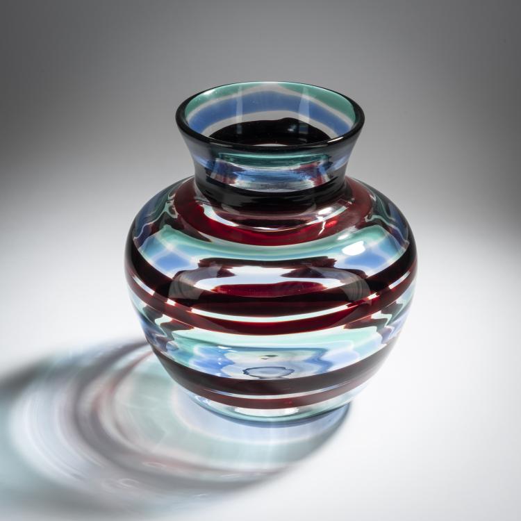 Bild 3 zu Objekt, Vase 'A fasce di colore', um 1953, Fulvio Bianconi, Venini & C., Murano, 155C 780