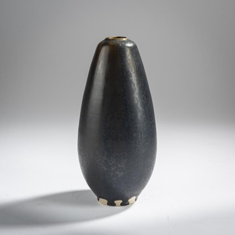 Hauptbild zu Objekt, Vase, c. 1950, Richard Bampi, Fayencemanufaktur Kandern, 155B 388