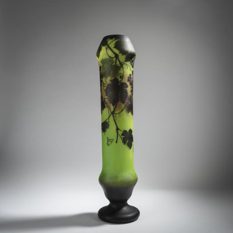 Bild 1 zu Objekt, Vase 'Vigne', um 1910, Daum Fr&egrave;res, Nancy, 153B 152