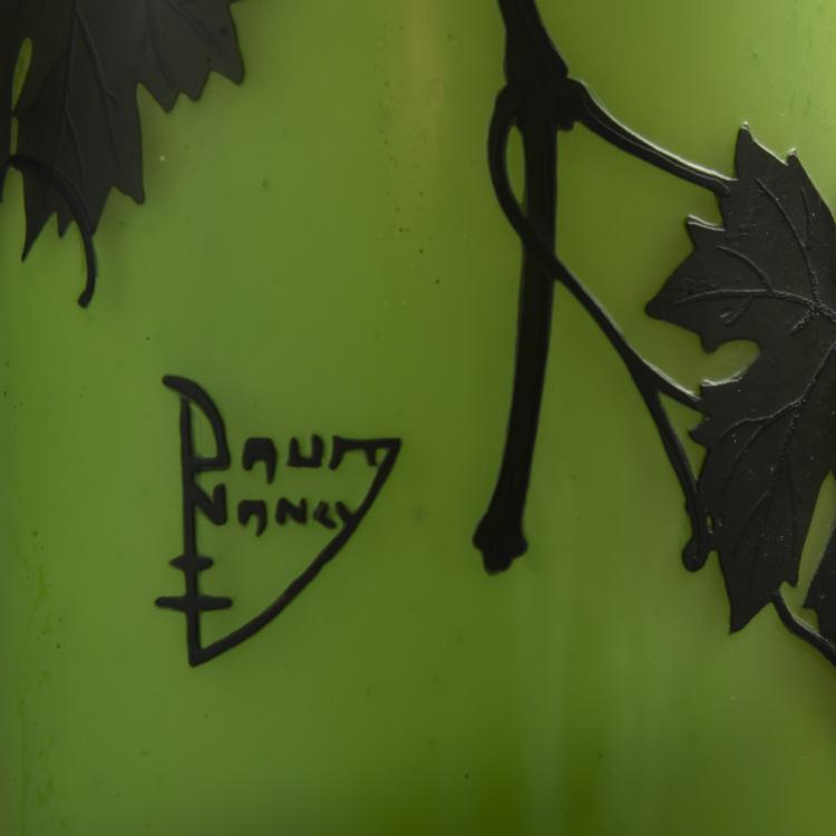 Bild 3 zu Objekt, Vase 'Vigne', um 1910, Daum Fr&egrave;res, Nancy, 153B 152