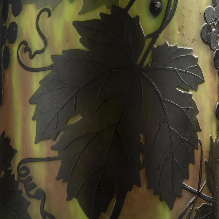 Bild 4 zu Objekt, Vase 'Vigne', um 1910, Daum Fr&egrave;res, Nancy, 153B 152