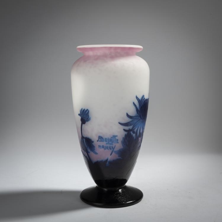 Bild 1 zu Objekt, Vase 'Dahlias', 1920er Jahre, Delatte, Andr&eacute;, Nancy, 153B 196
