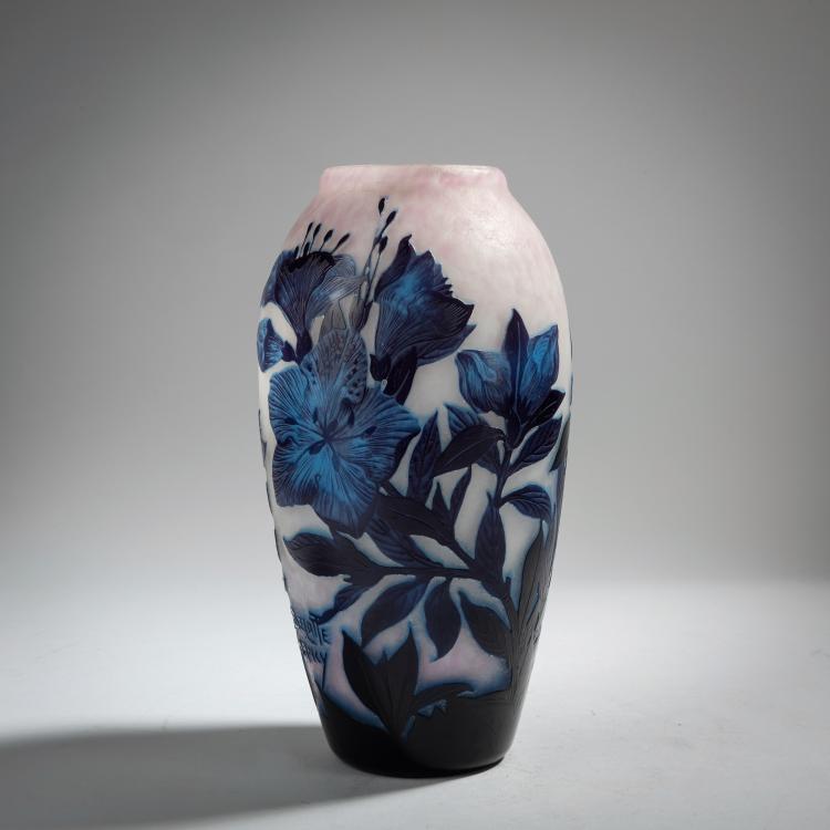 Hauptbild zu Objekt, Vase 'Ibiscus', 1920er Jahre, Delatte, Andr&eacute;, Nancy, 153B 197