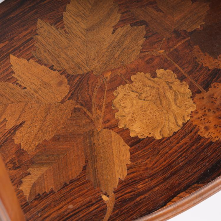 Bild 5 zu Objekt, Side table 'Hortensias et papillons', c. 1900, Emile Gall&eacute;, Gall&eacute;, Emile, Nancy, 153C 771